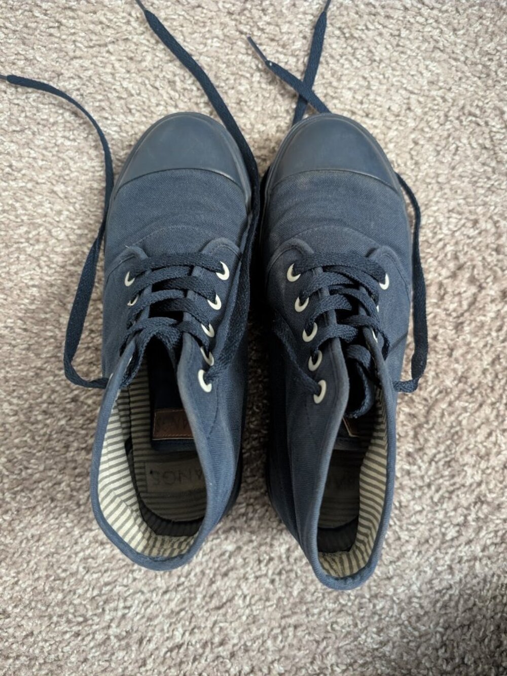 Navy Bangs High Tops Women's 6.5